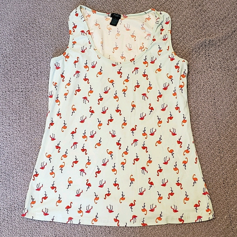 Rue21+ Flamingo Soft Stretchy Tank